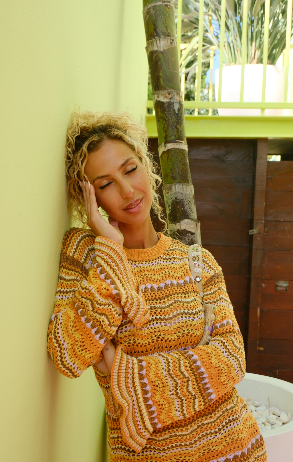 Papaya Walking On Sunshine Mini Dress
