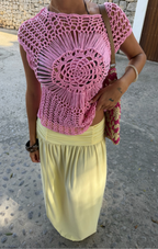 Coming Soon Piggy Cora Crochet Top