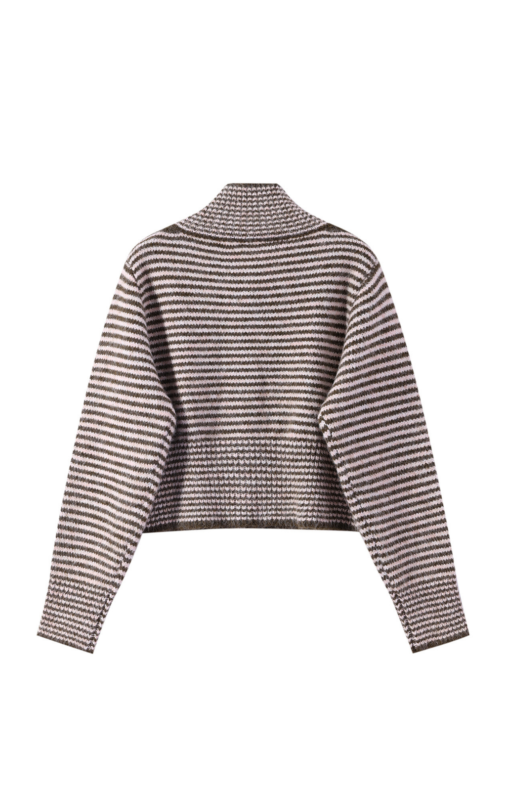 Button Me Up Funnel Neck Jumper