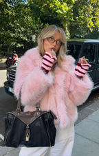 Pink Ruffle Gloves
