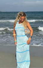 Oasis Crochet Maxi Dress