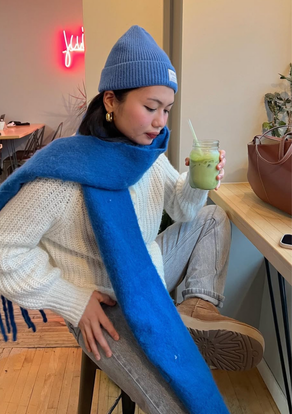 Fresh Blueberry Scarf