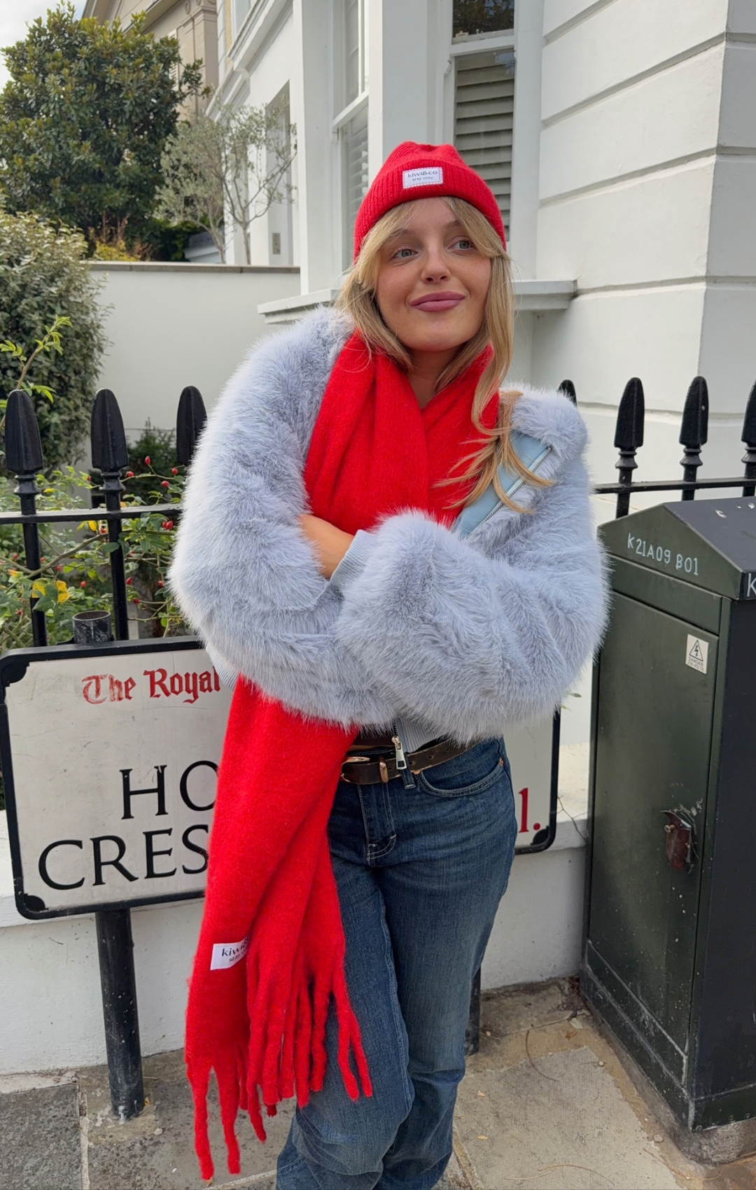 Poppy Red Beanie