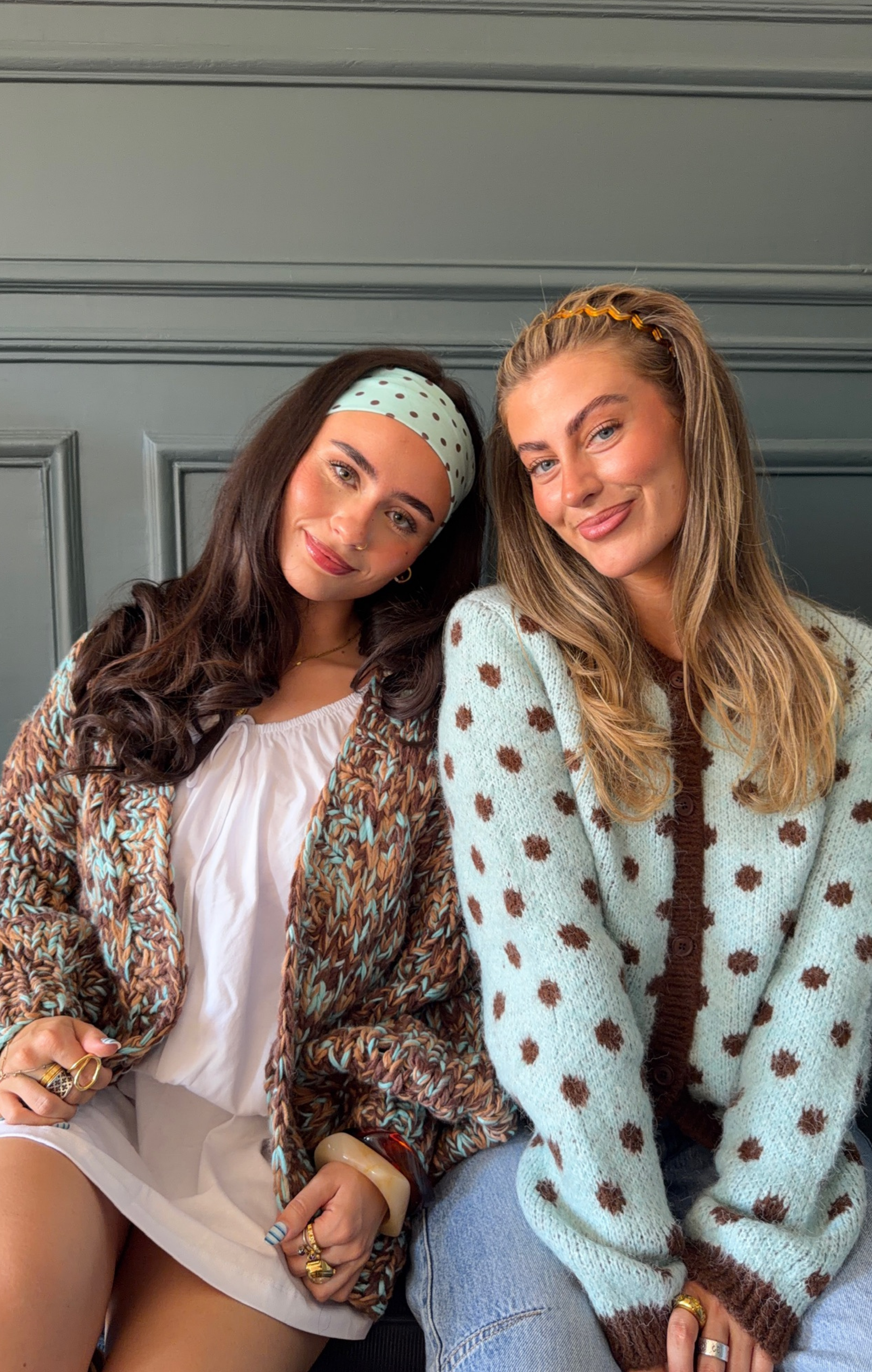 Mint Choc Love Note Cardi