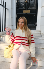 Pink & Red Sunday Jumper