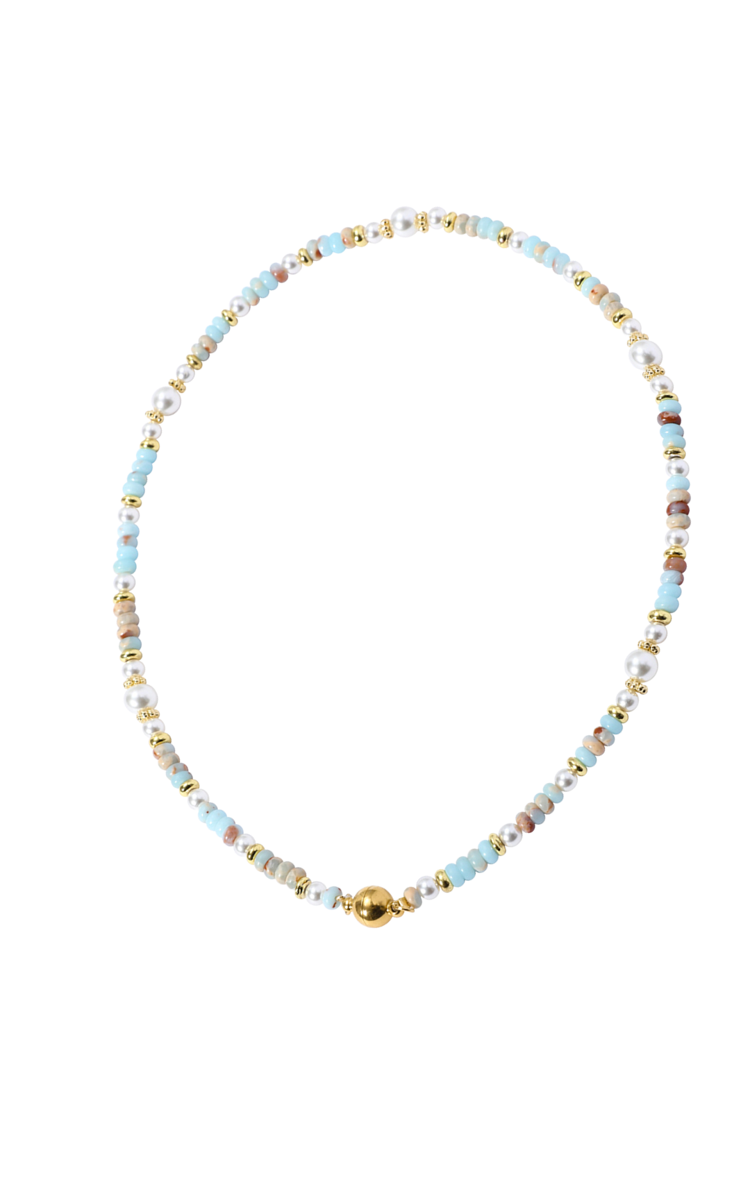 Coming Soon Coastal Pearl Bead Necklace