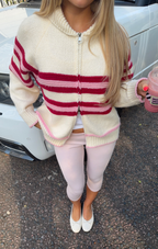 Pink & Red Sunday Jumper