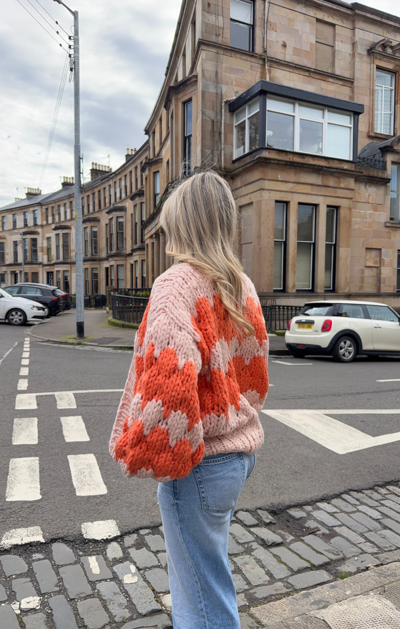 Orange Hugs & Kisses Cardigan
