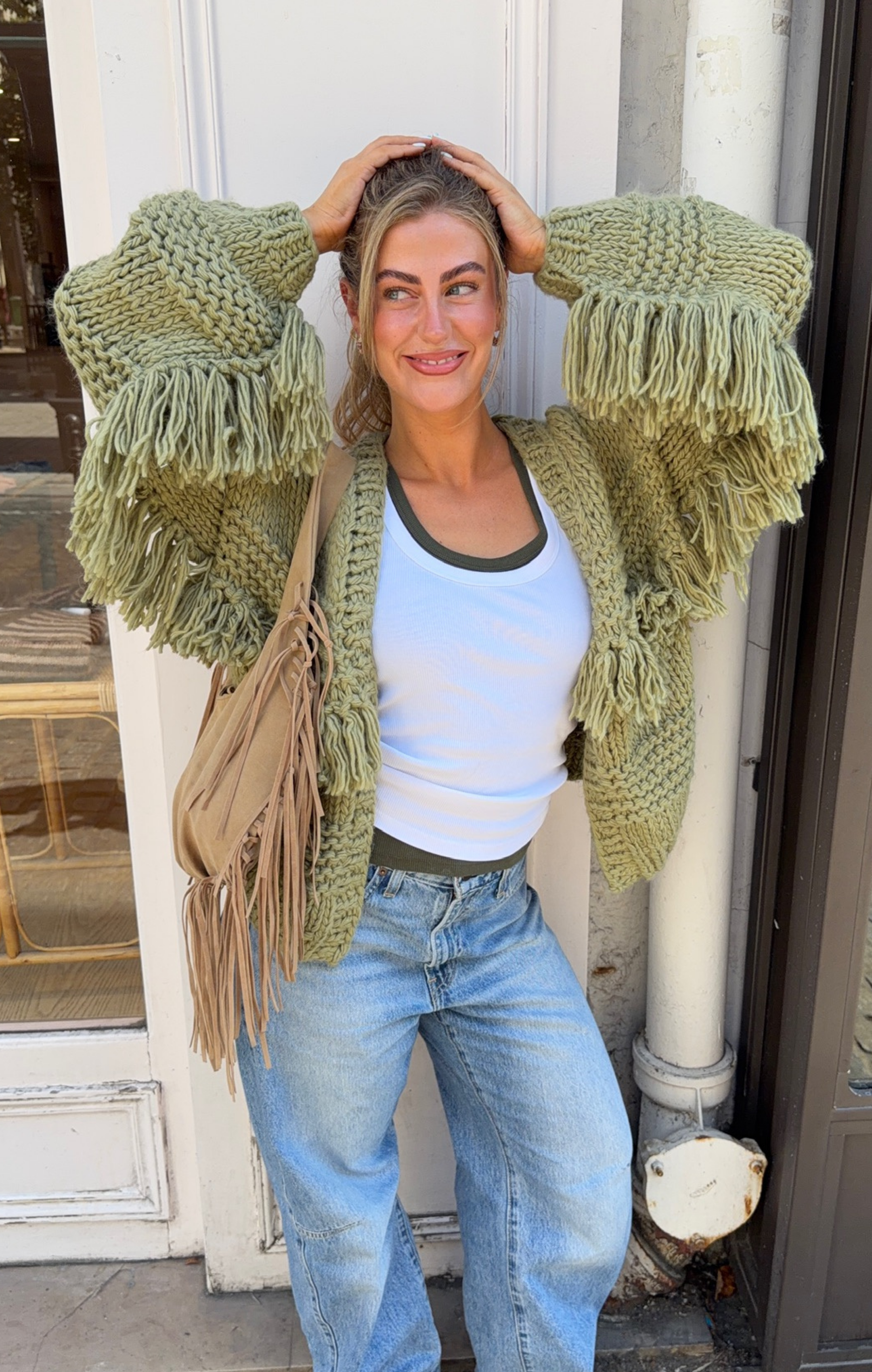 Forgive Me Fringe Cardigan