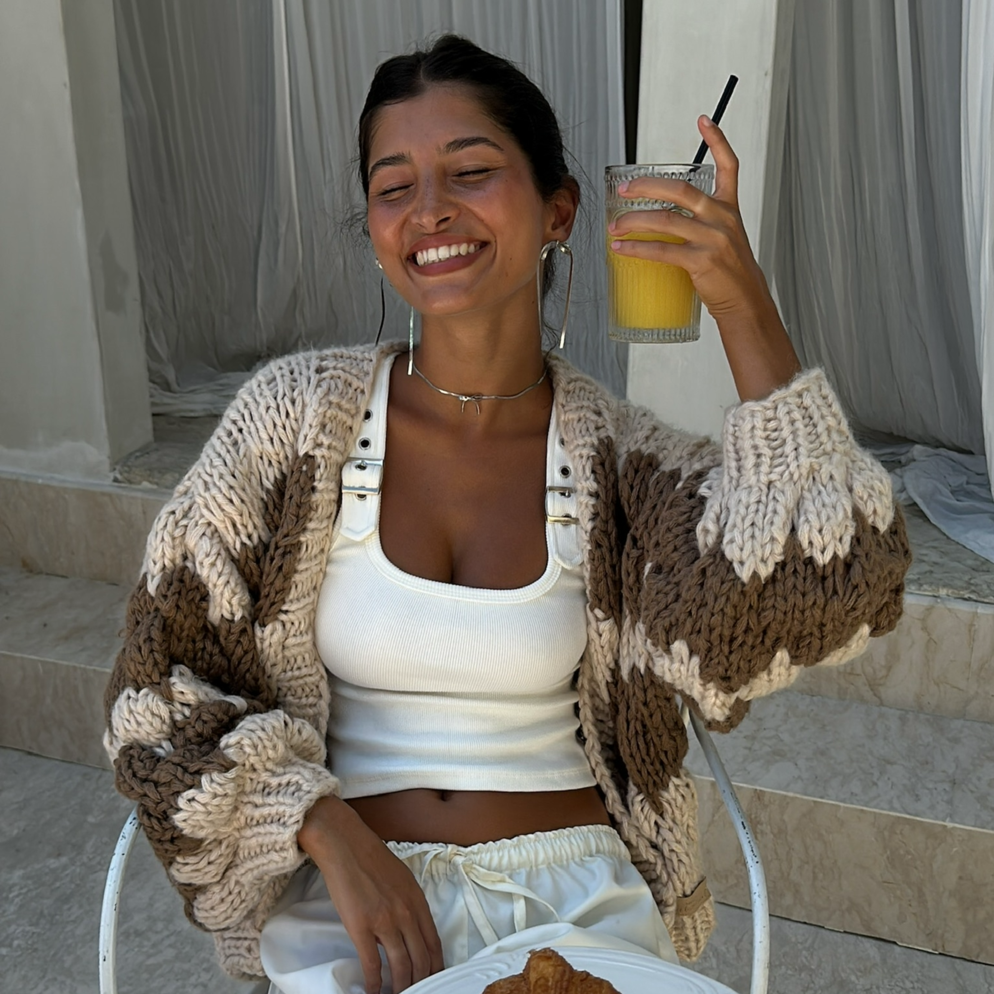 Latte Hugs & Kisses Cardigan