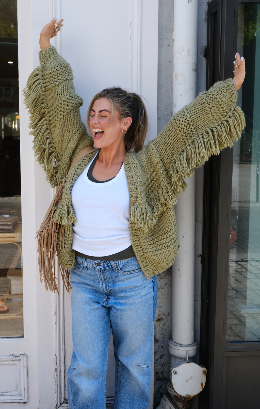 Forgive Me Fringe Cardigan