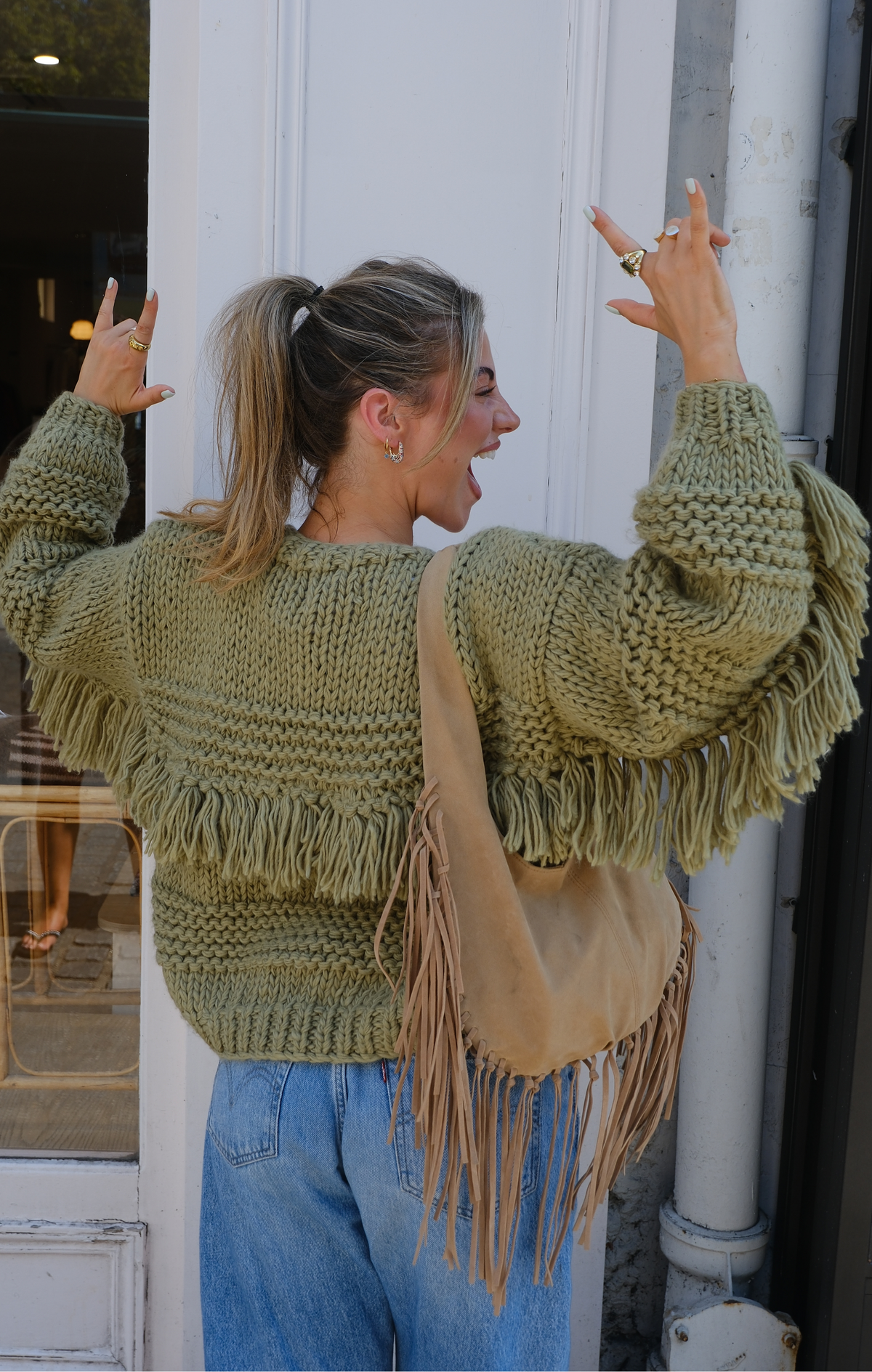 Forgive Me Fringe Cardigan