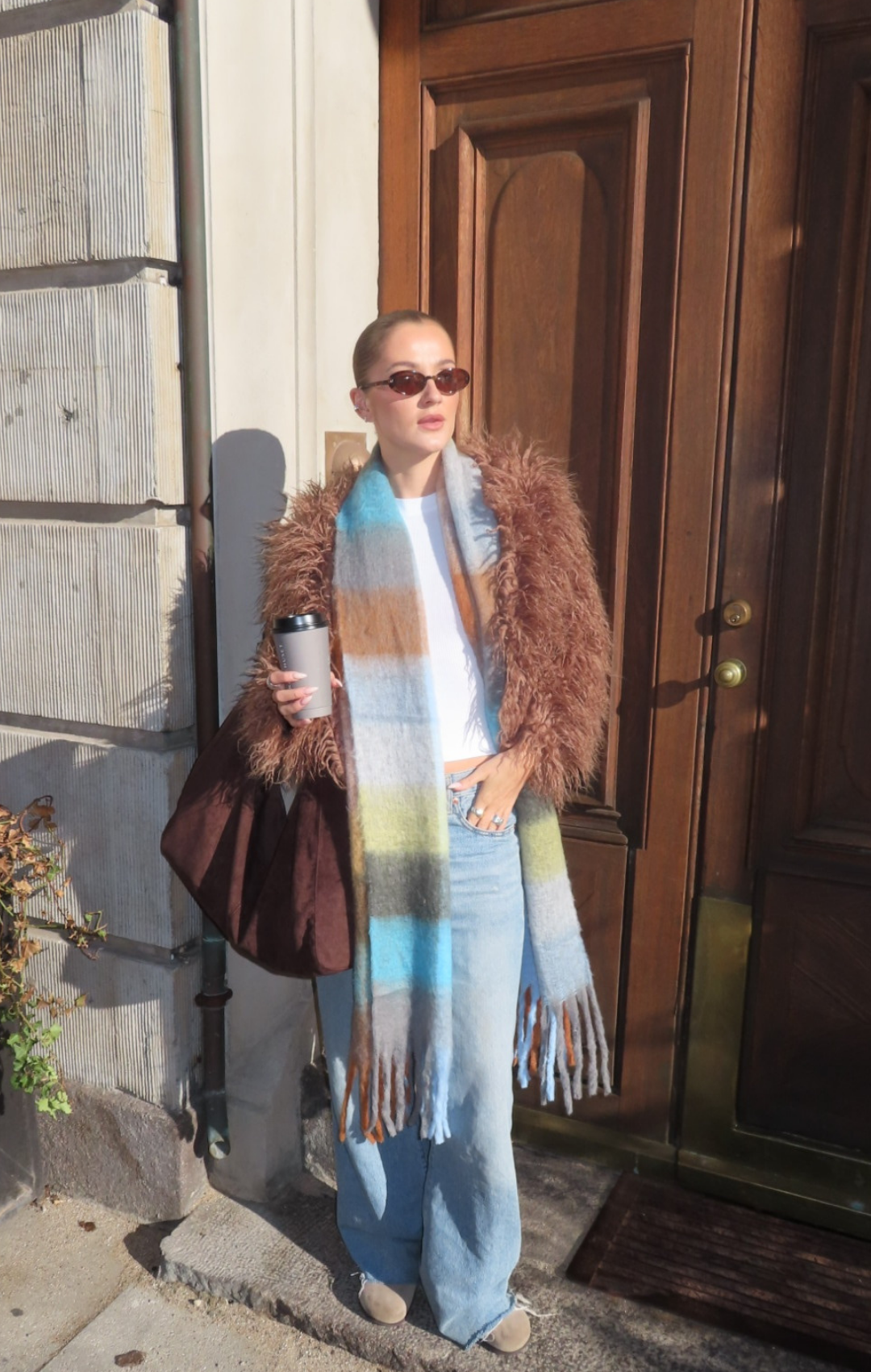 Blueberry Choc Scarf