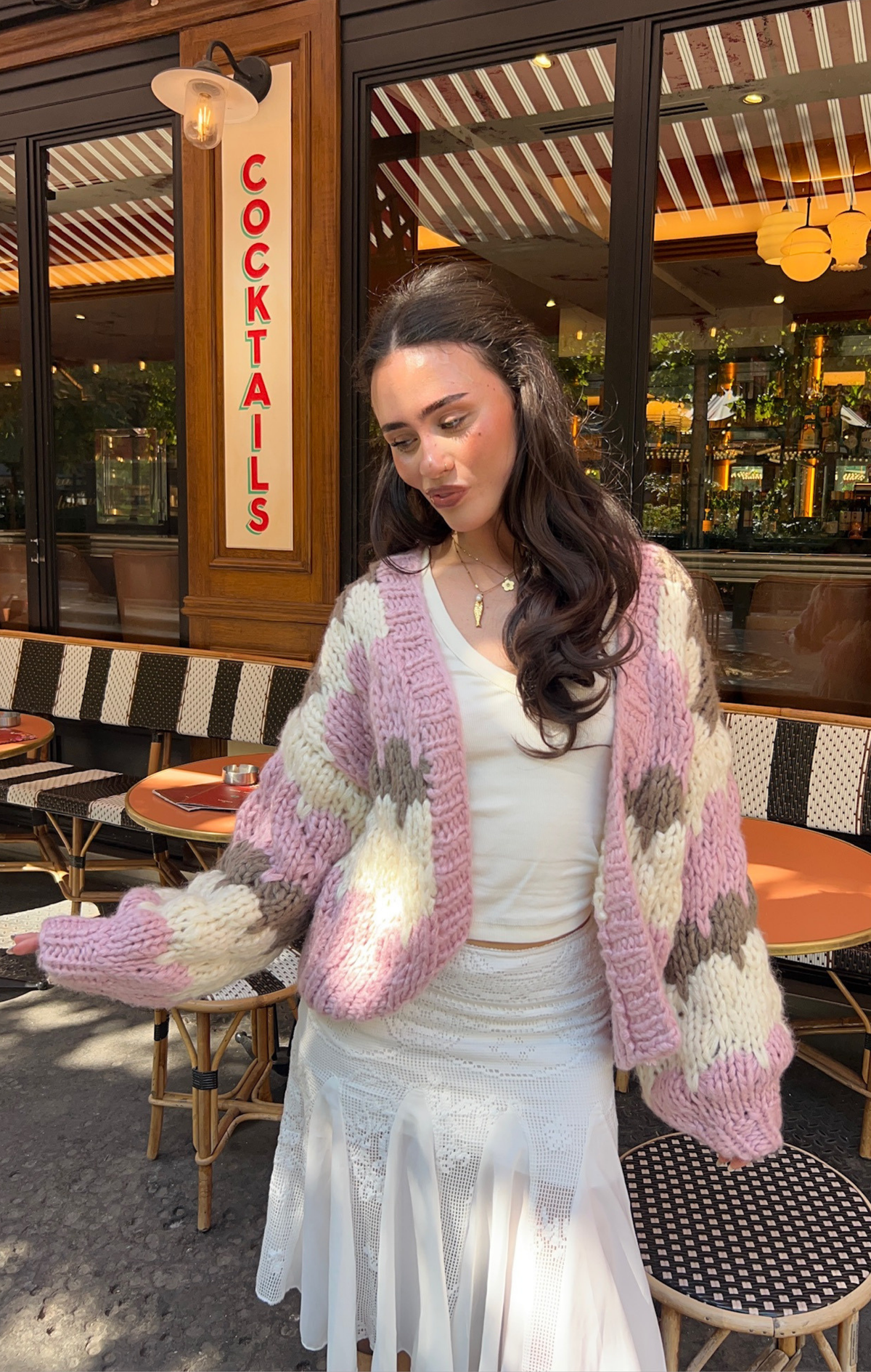 Blushed Hugs & Kisses Cardigan