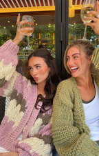 Blushed Hugs & Kisses Cardigan