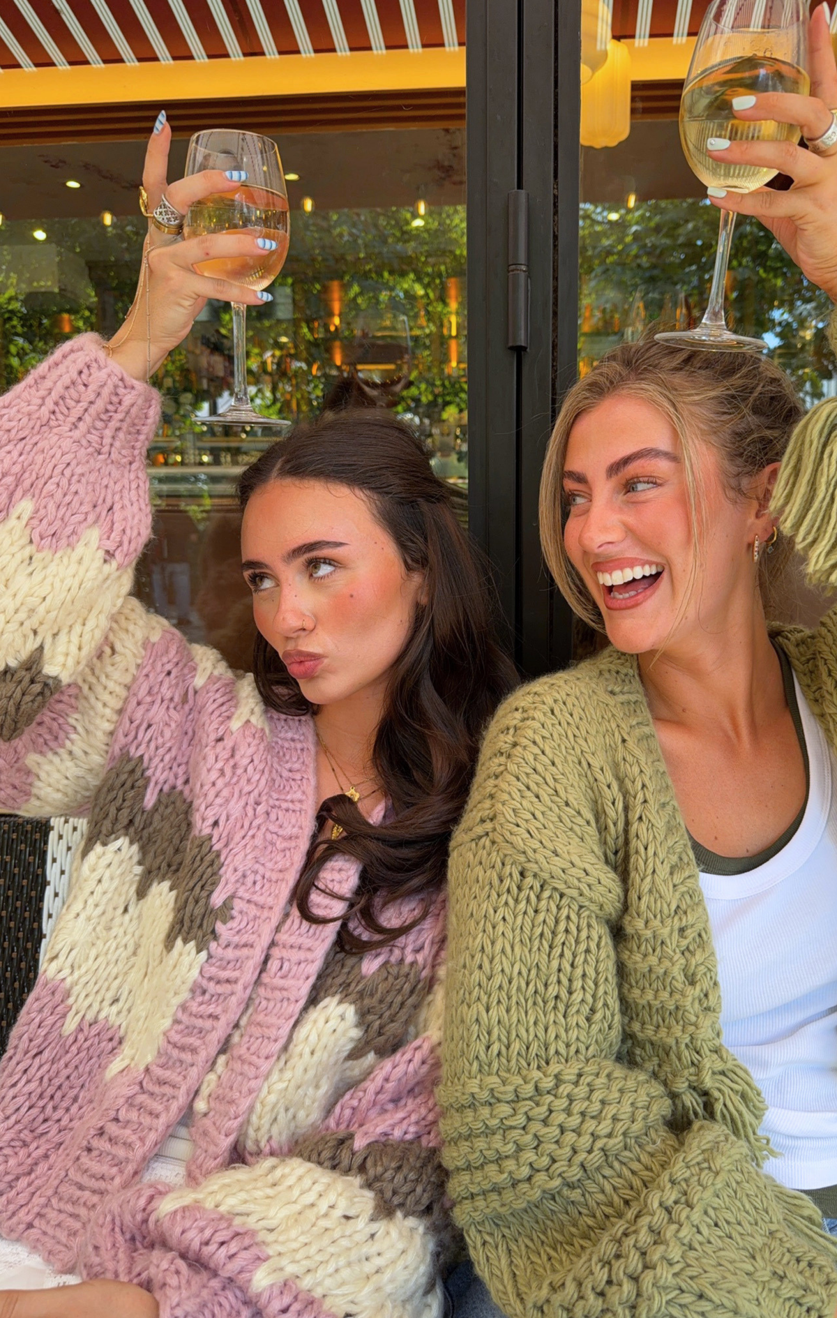 Blushed Hugs & Kisses Cardigan