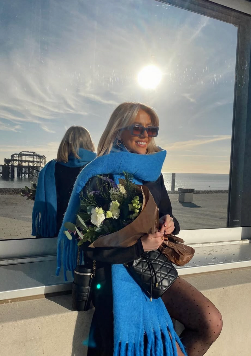 Fresh Blueberry Scarf