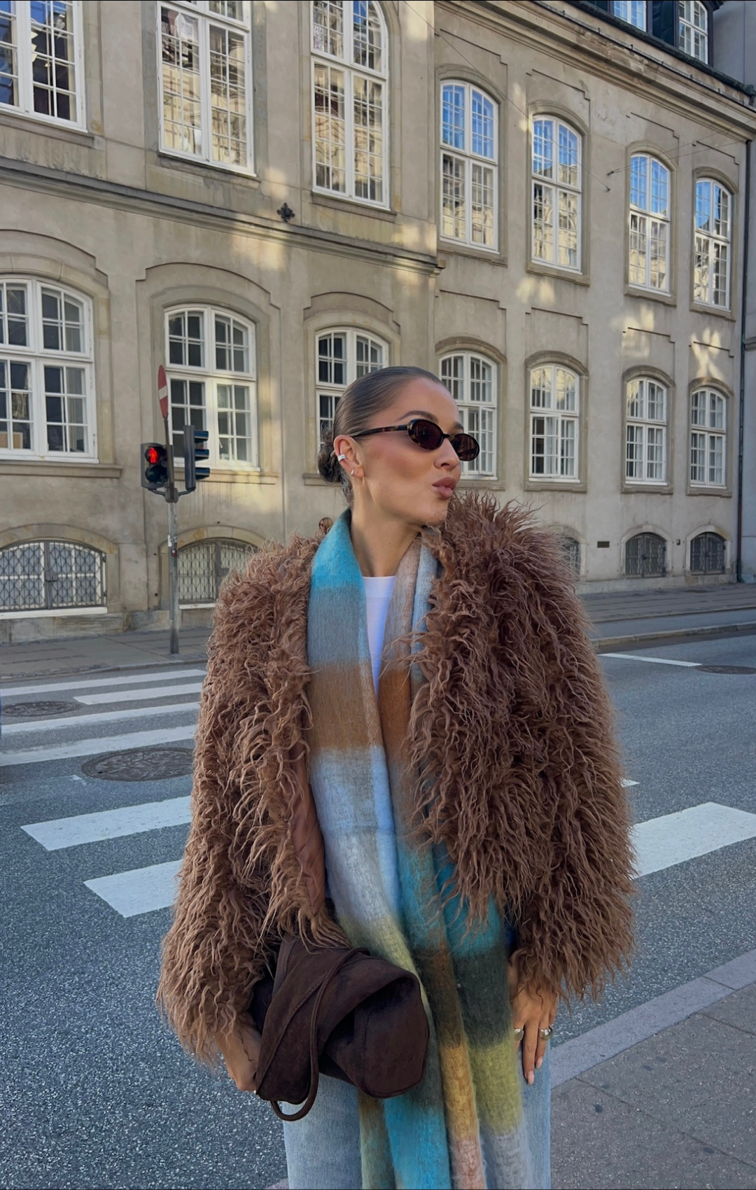 Esme Faux Fur Cocoa Jacket