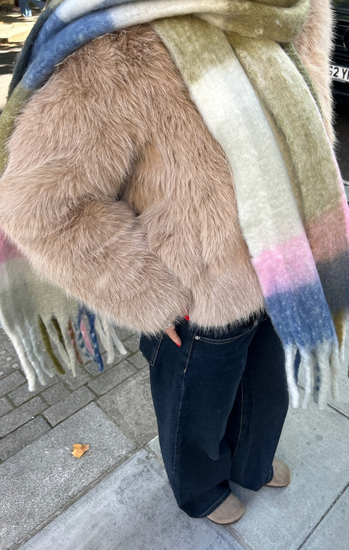Maple Faye Faux Fur Jacket