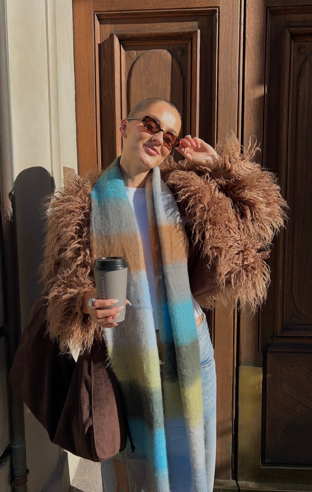 Esme Faux Fur Cocoa Jacket