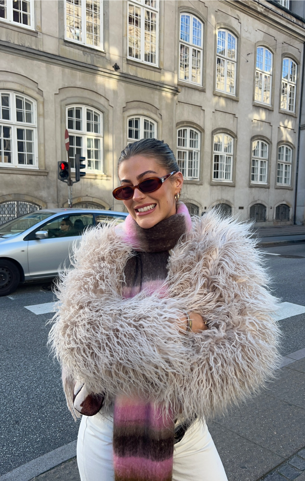 Esme Faux Fur Oatmeal Jacket