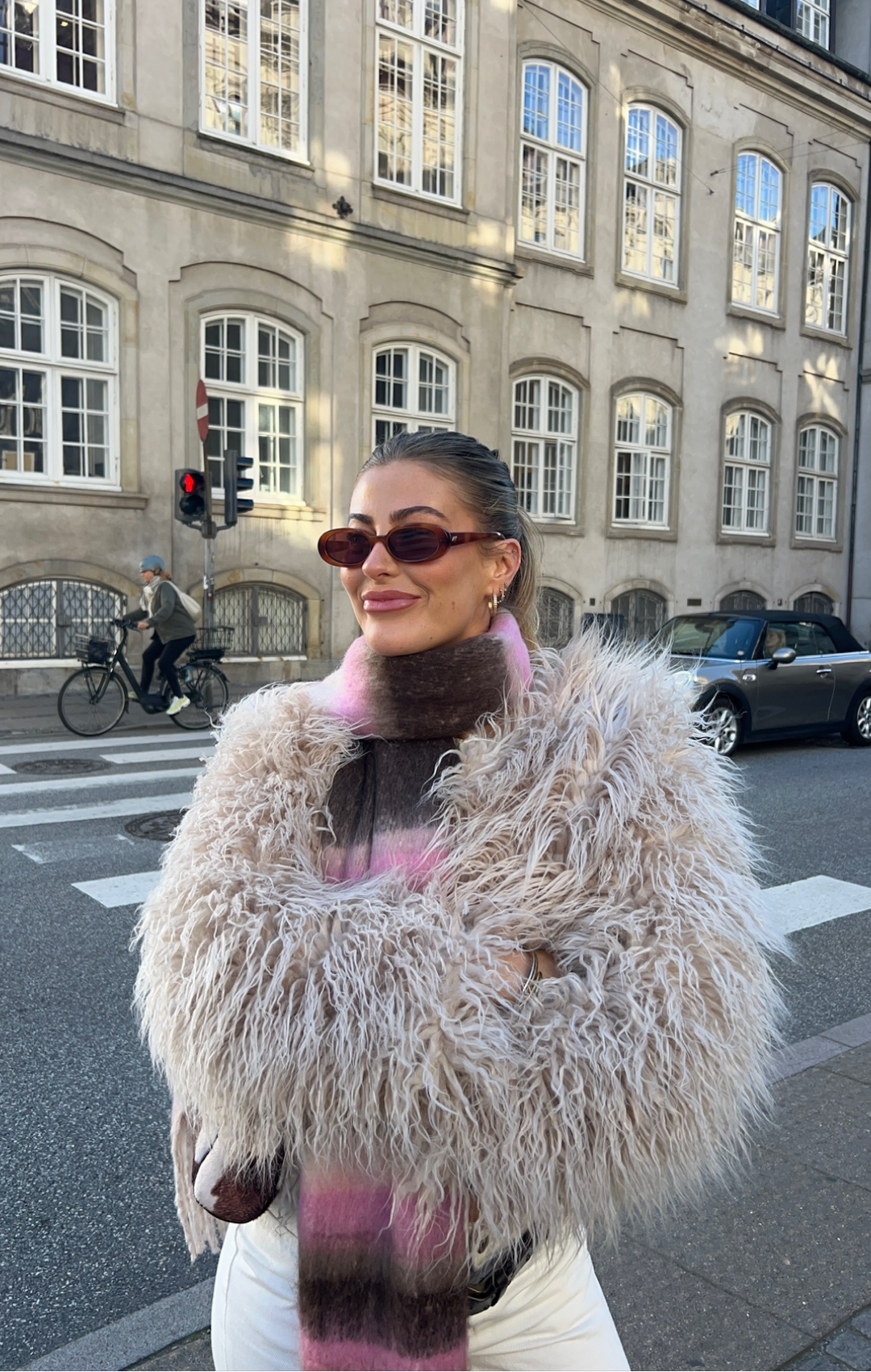 Esme Faux Fur Oatmeal Jacket