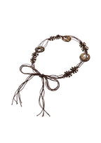 Brown Beaded Belt