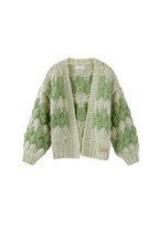 Pistachio Cream Hugs & Kisses Cardigan