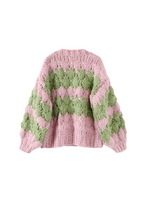 Strawberry Matcha Hugs & Kisses Cardigan