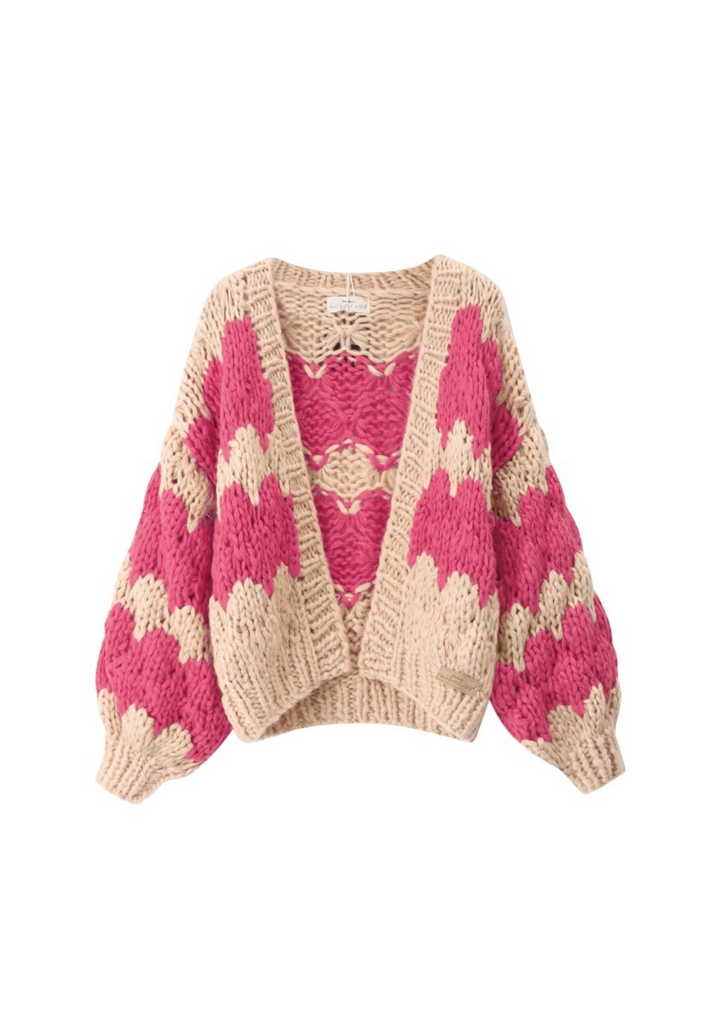 Pink Hugs & Kisses Cardigan Cardigan