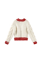 Red Velvet Pleated Jumper