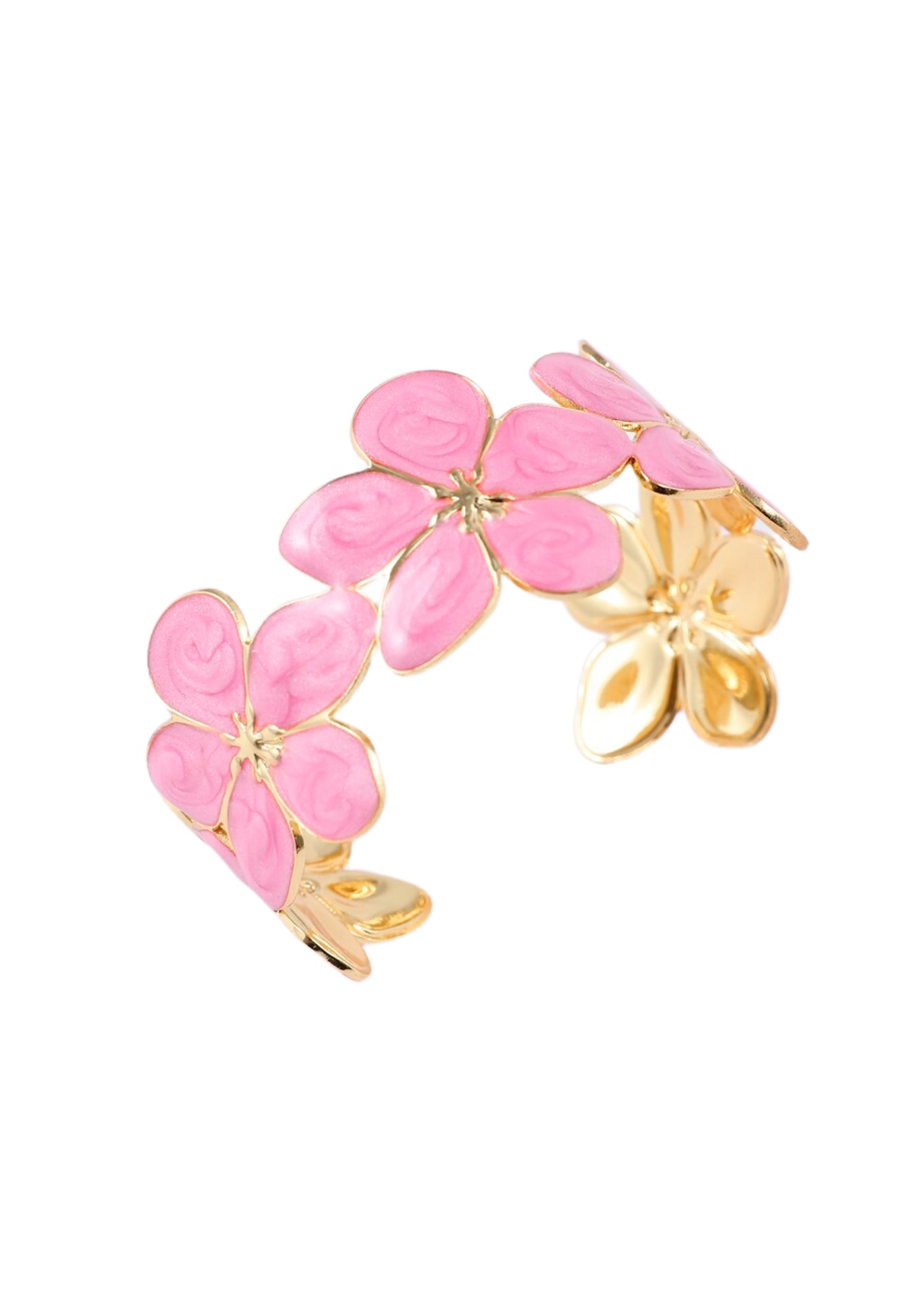 Pink Carmelia Cuff