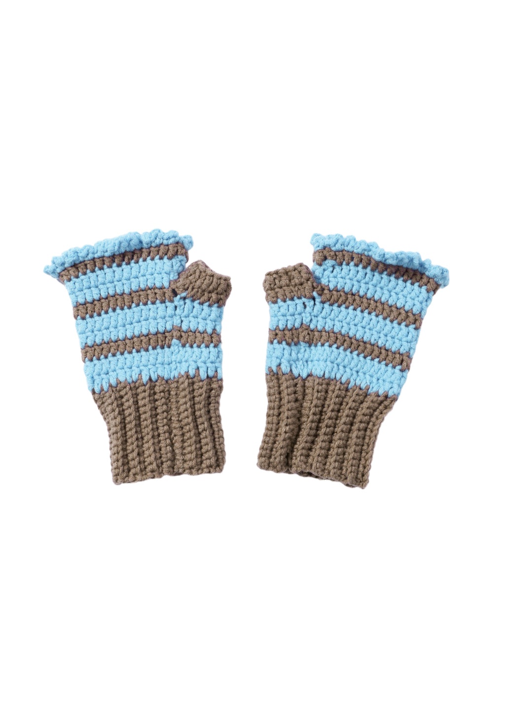 Coming Soon Blue Ruffle Glove
