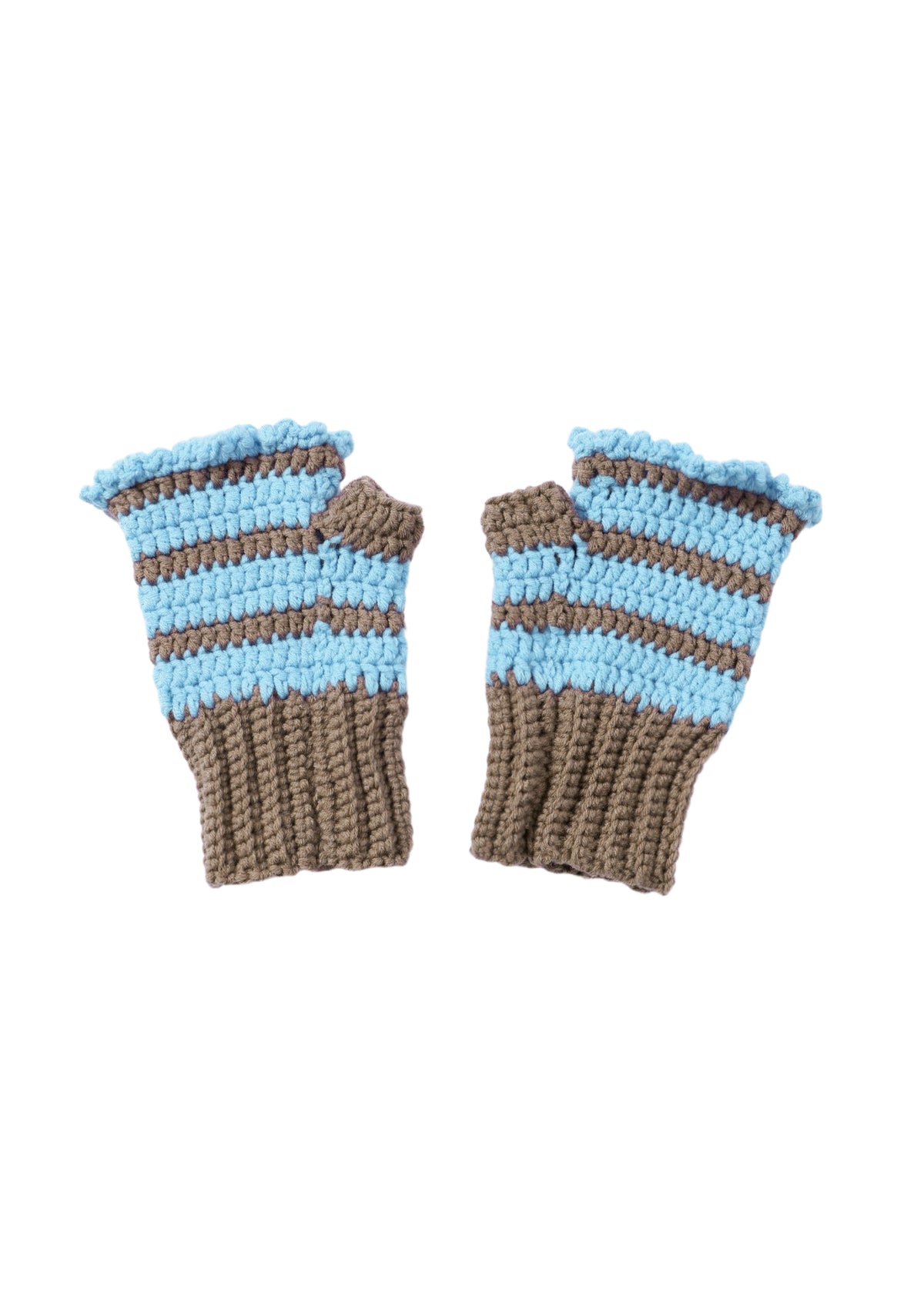Coming Soon Blue Ruffle Glove