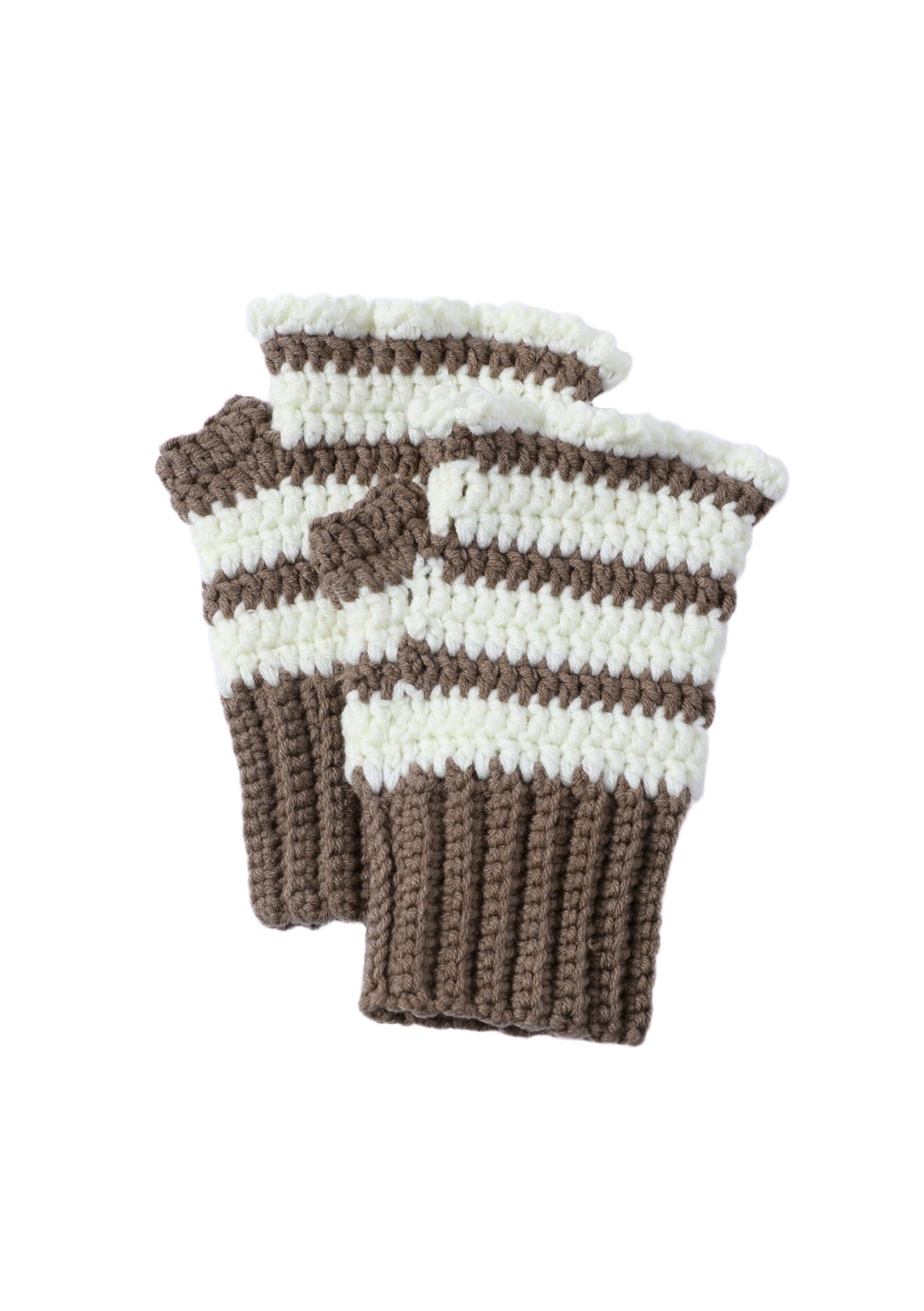 Coming Soon Cream Ruffle Gloves