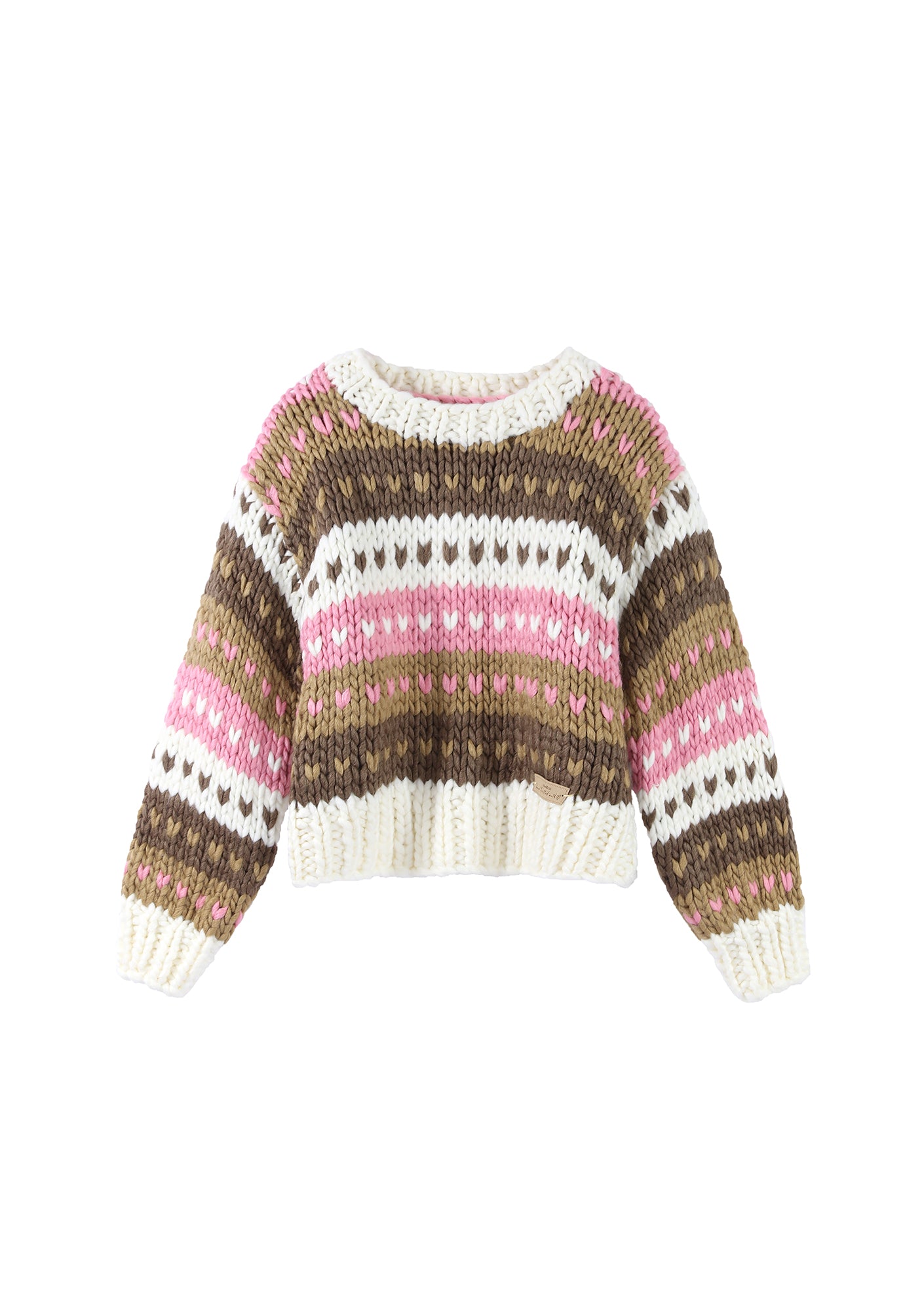 Vanilla Ginger Bread Fairisle Jumper