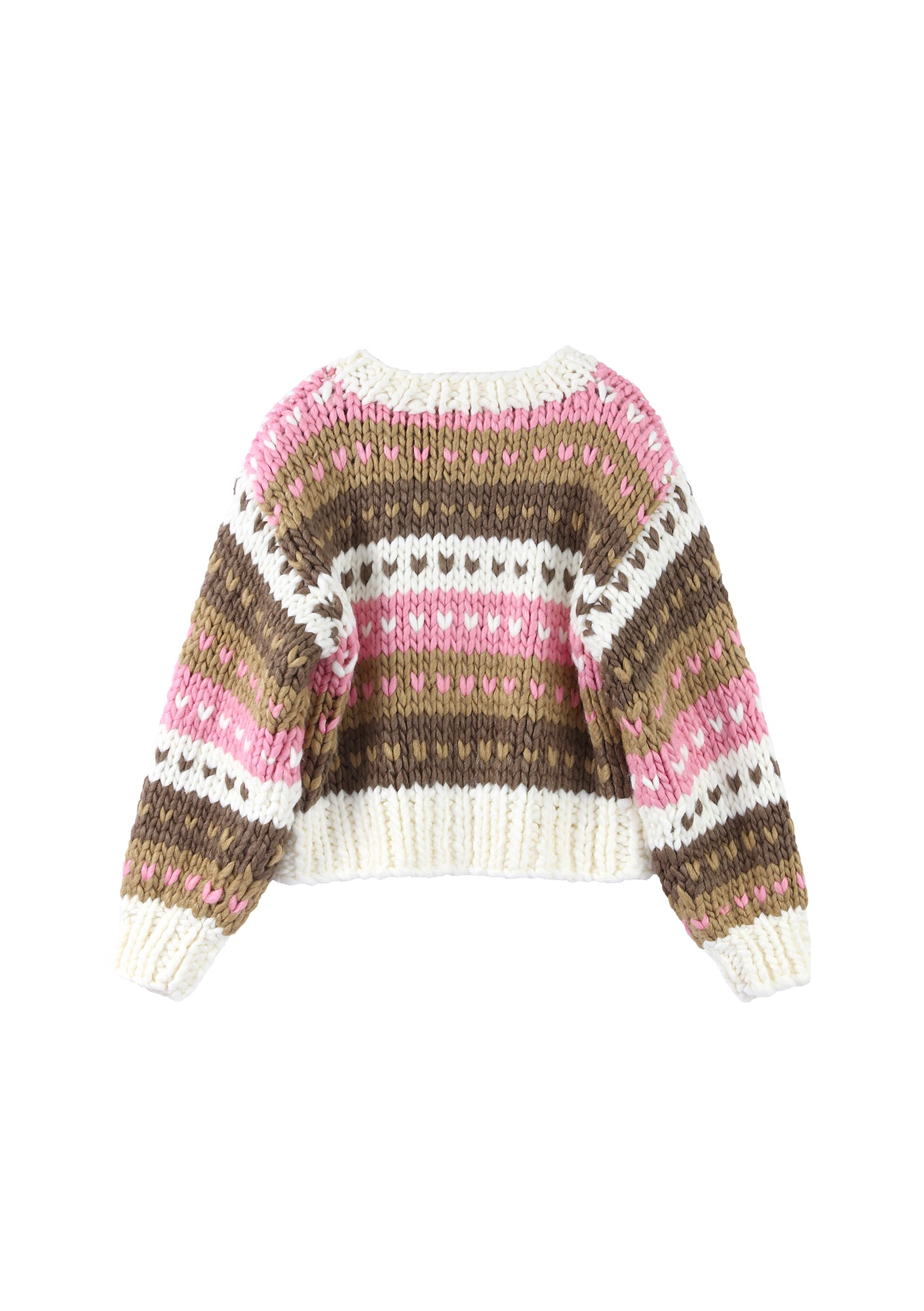 Vanilla Ginger Bread Fairisle Jumper
