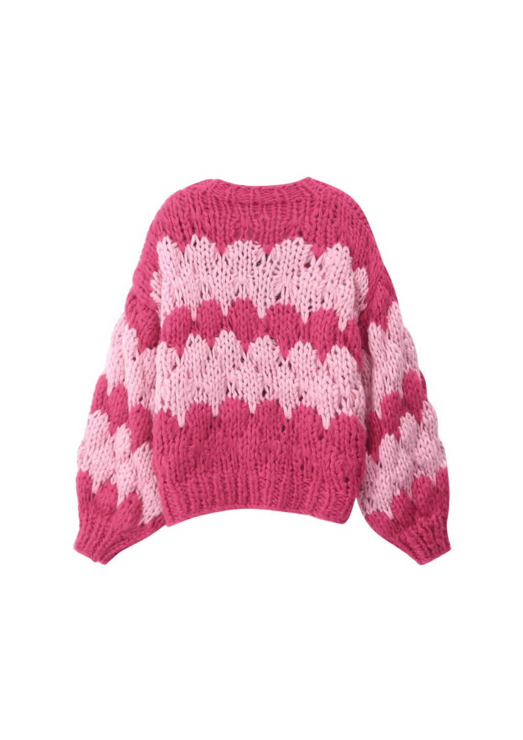 Double Pink Hugs & Kisses Cardigan