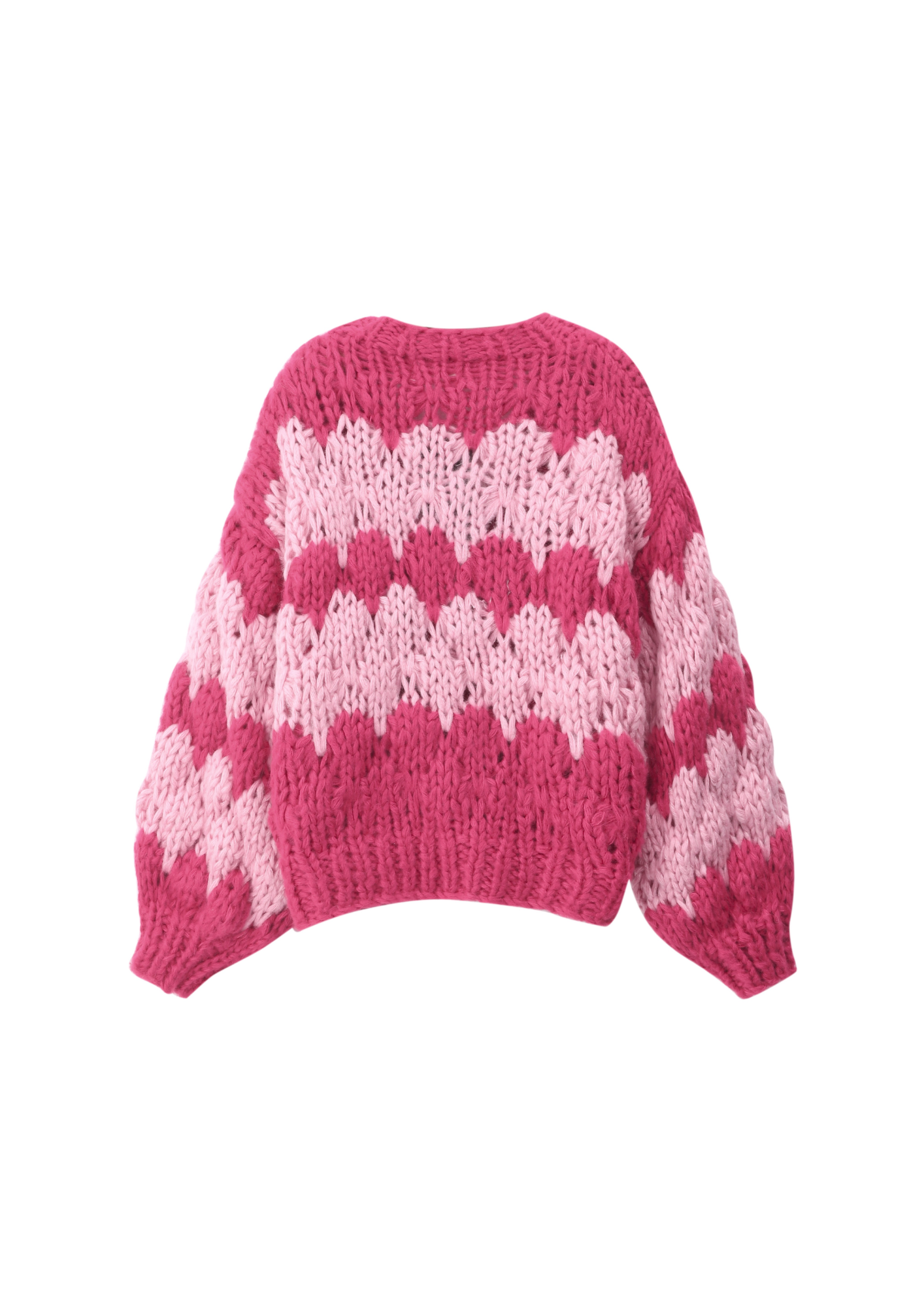 Double Pink Hugs & Kisses Cardigan