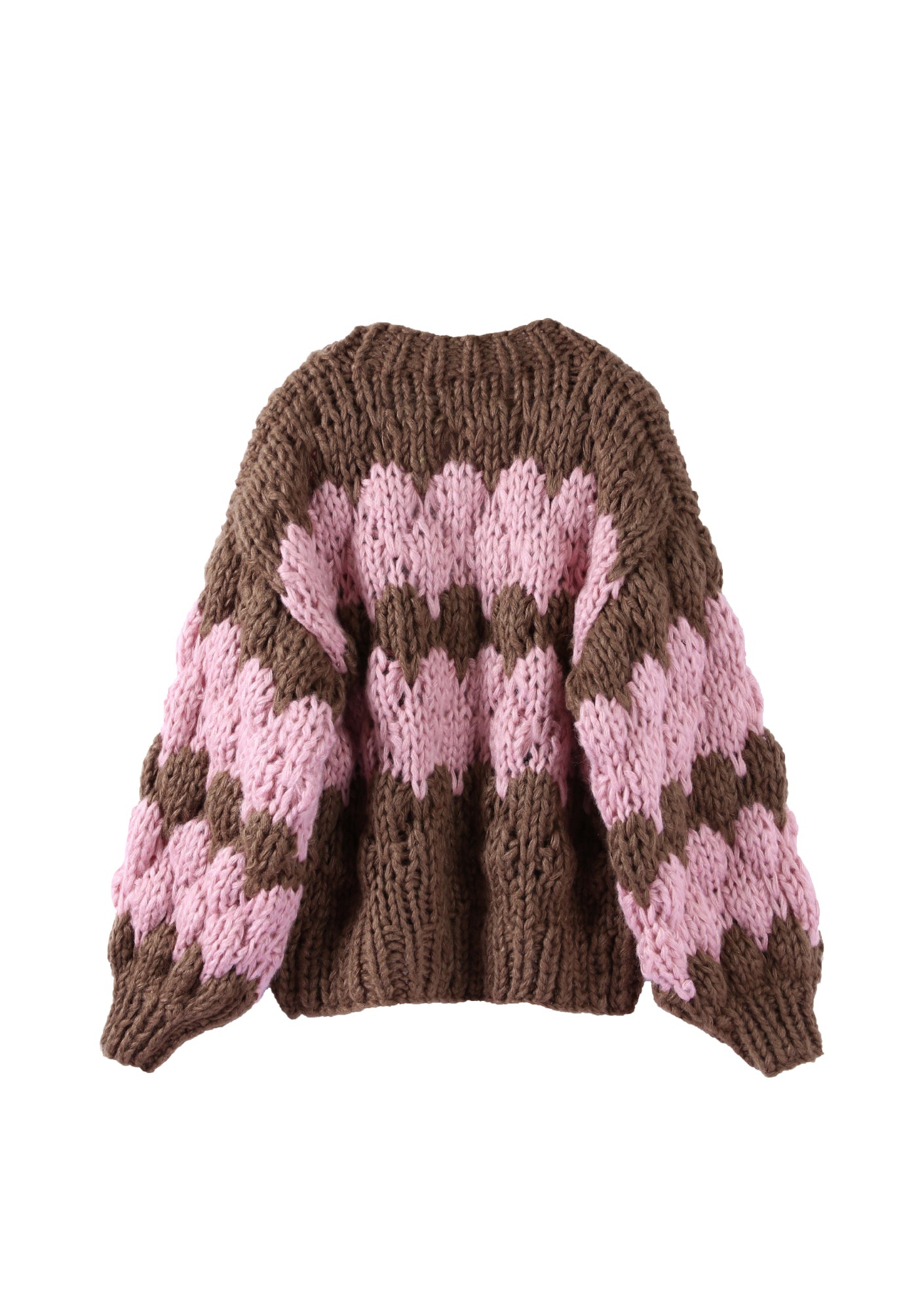 Chocolate Brownie Hugs & Kisses Cardigan