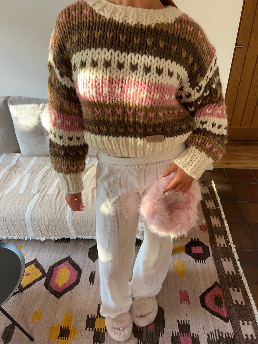 Pink Fluffy Ear Muffs