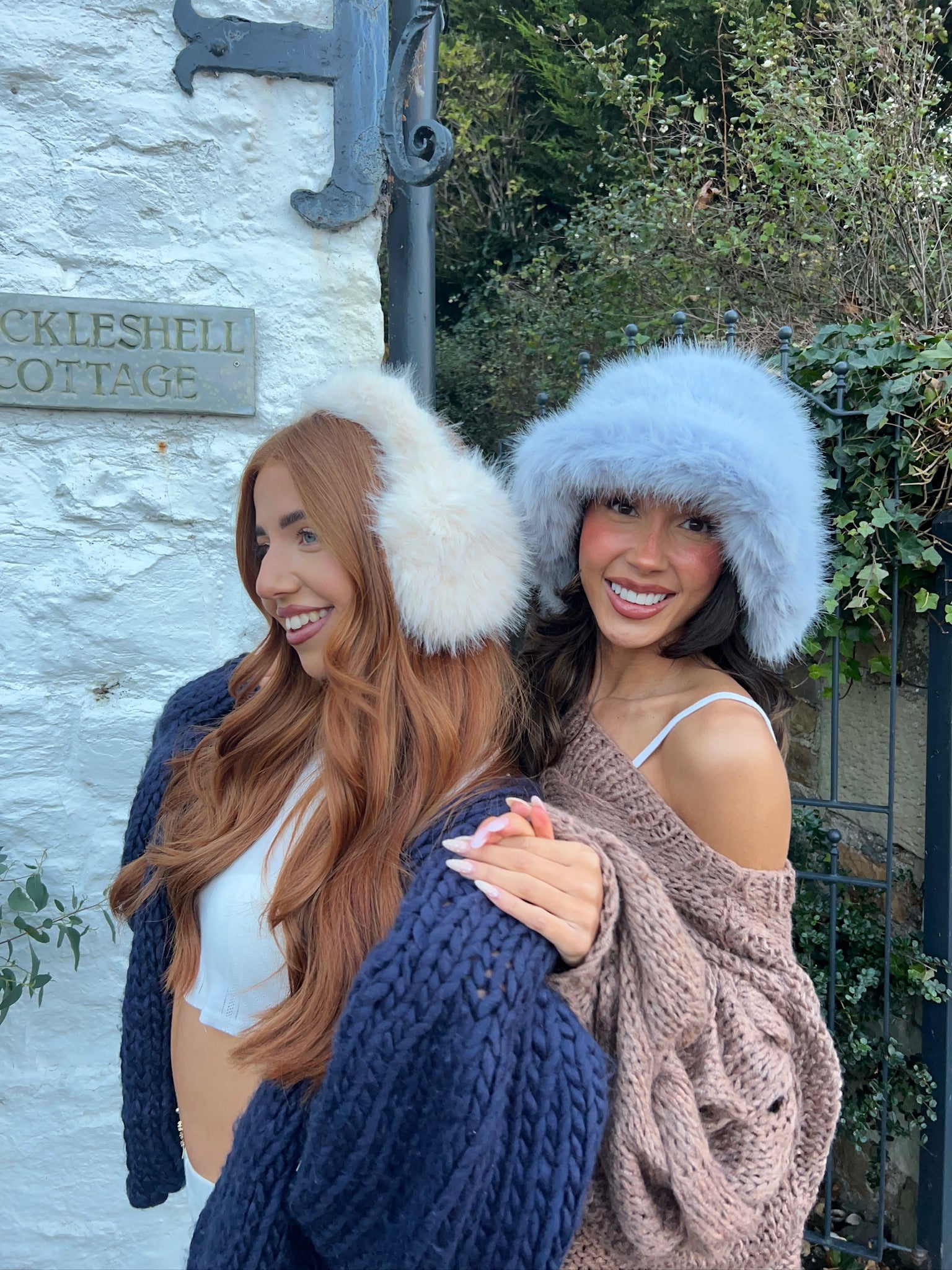 Cream Fluffy Ear Muffs