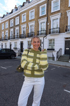 Green & Yellow Darling Cardigan