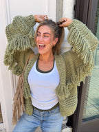 Coming Soon Forgive Me Fringe Cardigan