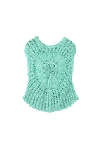 Aqua Cora Crochet Top - Kiwi & Co