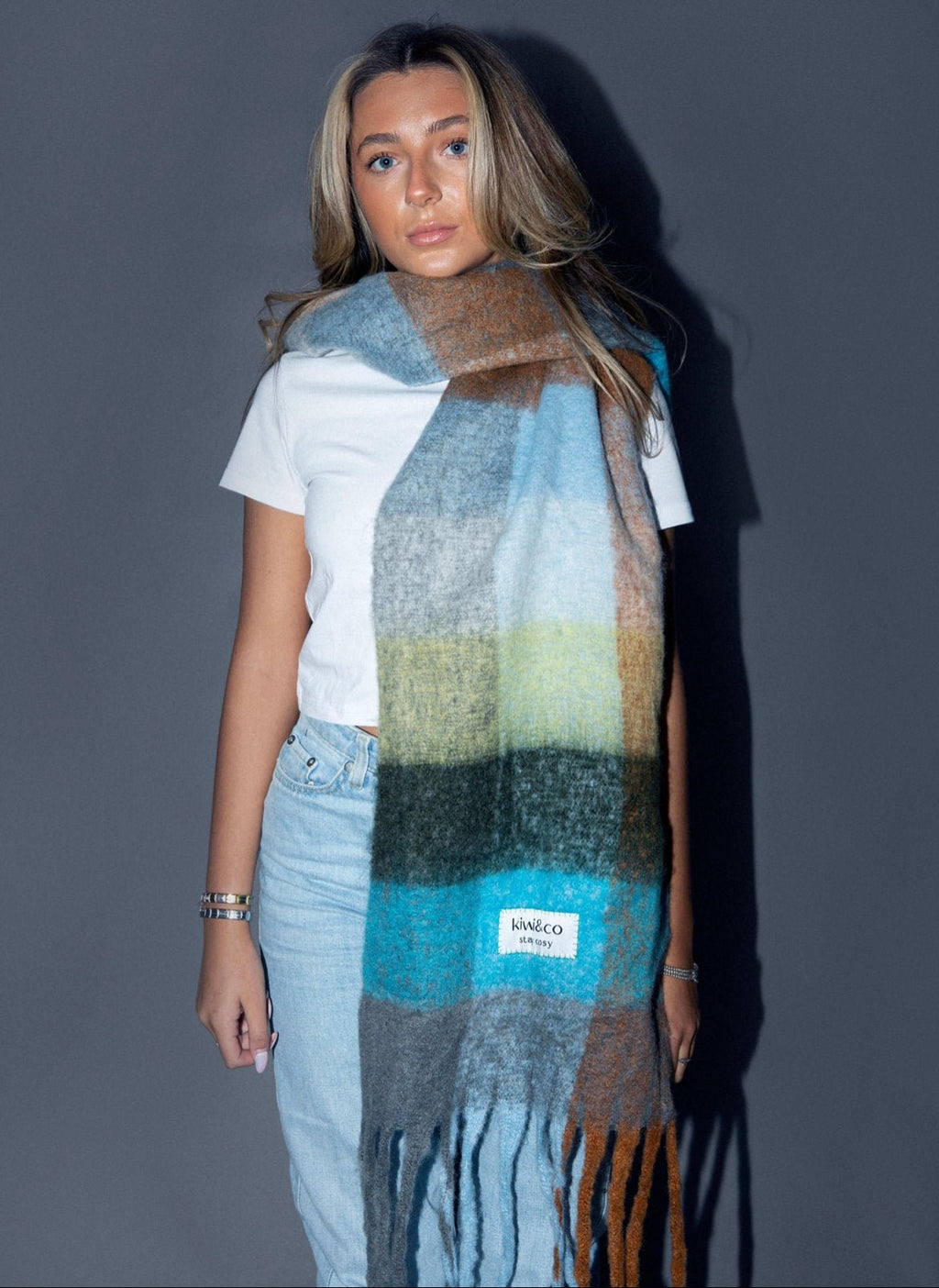 Blueberry Choc Scarf - Kiwi & Co