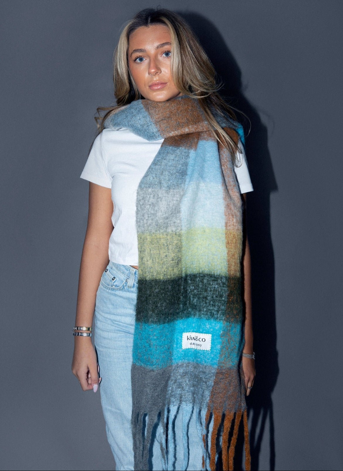 Blueberry Choc Scarf - Kiwi & Co