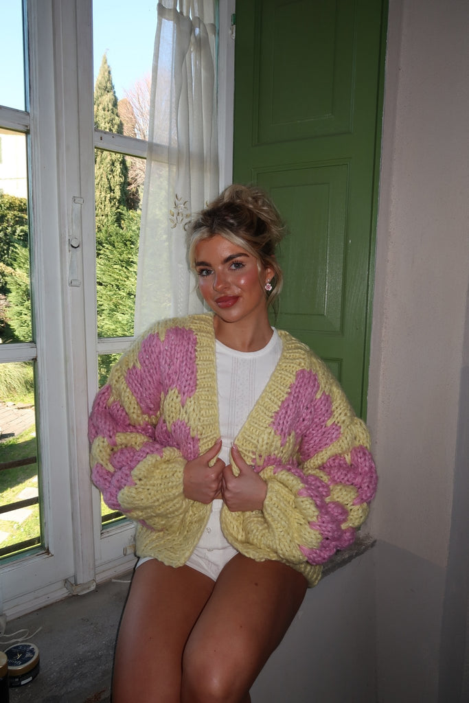 Butter Cup Hugs & Kisses Cardigan - Kiwi & Co