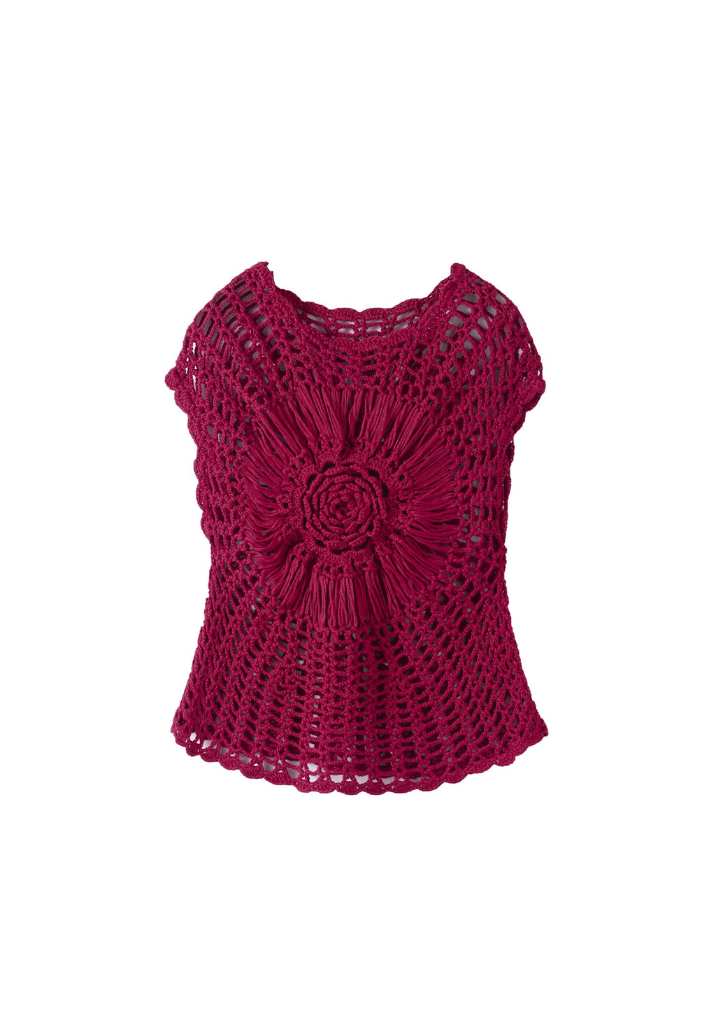 Cherry Cora Crochet Top - Kiwi & Co
