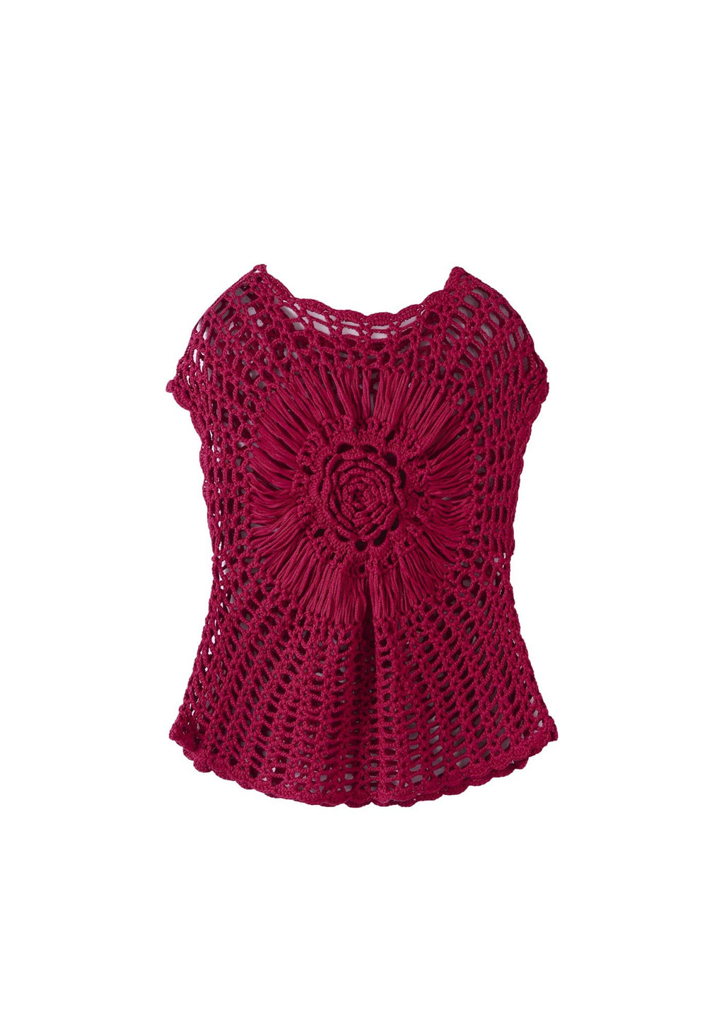 Cherry Cora Crochet Top - Kiwi & Co